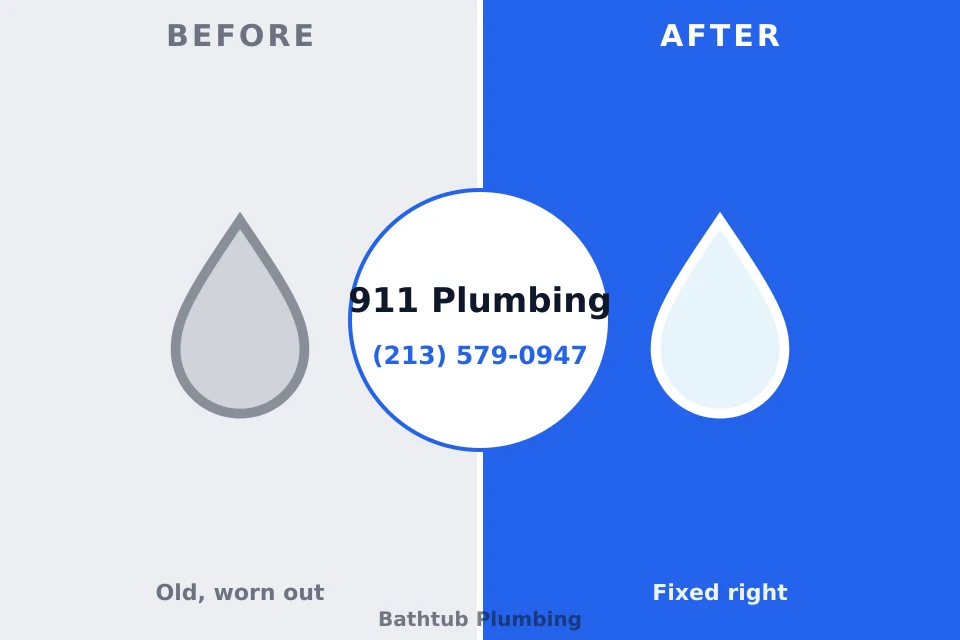 Before and after: plumbing repair Wheatland, WY